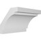 Ekena Millwork 6-in. W x 42-in. D x 42-in. H Merced Architectural Grade PVC Knee Brace BRCP06X42X42MRC - alternate 1